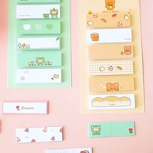 TAS Penanda Buku Memo Stick Label Sticky Notes dengan Karakter yang Lucu