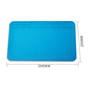 Ansiki 300x200mm Repair welding work pad High Temperature Resistant Silicone Pad ESD Anti-Static waterproof for Repair tool kit