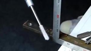 MOSTING 7PCS/Set Bearing Steel Taper M3-M12 Machine Spiral Point Straight Fluted Screw Thread Hand Tap Dril Hand Machine Screw Thread Tap Wrench Tap Set DIY Tool