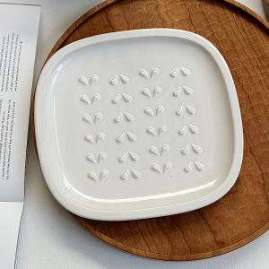 Bát Tròn Bằng Sứ Half Orange HO Phong Cách Bắc Âu Sáng Tạo Hình Hoa Kích Thước 8 Inch Dùng Để Ăn Sáng Ăn Trưa Ăn Tối