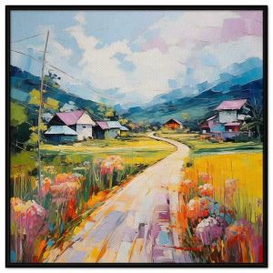 Tranh Treo Tường Canvas tranh dán tường Tranh phong cảnh làng quê CGI-54