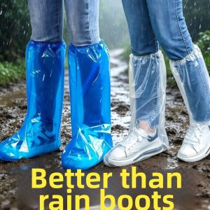 maitian | Disposable Waterproof Slip-Resistant Transparent Durable Rain Shoe Covers