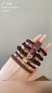 SERENITY Braided Hair Ties Elastic Hair Bands for Women Girls Korean Flower Smile Hair Band Set