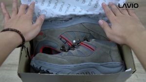 Sepatu safety pria ujung besi Lavio Geneva  Pendek Outdoor Boots Low Quality Booster Mood Hiking Proyek Touring Best Quality Climbing Terlaris