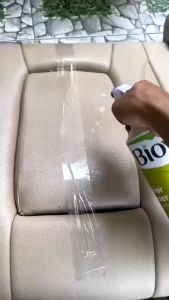 Chai Vệ Sinh Nội Ngoại Thất Ô Tô BIOVI 500ml Chính Hãng Làm Sạch Khử Mùi Kính Ghế Da Nỉ Xe Hơi - Tặng Khăn Lau