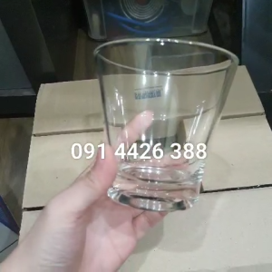 Cốc thủy tinh loe cafe cốt dừa Ocean Centra Rock B16112 345ml bộ 6 cái Ly thủy tinh cao cấp Glazz Home