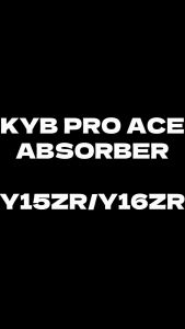 KYB PRO ACE ABSORBER Y15ZR Y16ZR MS1088YGA MS1088YSA MS1088RSA MS1088BGA 100% ORIGINAL MONOSHOCK ALLOY ALUMINIUM BELAKANG REAR Adjustable