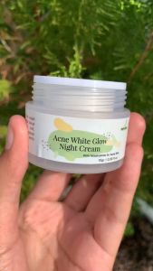 ACNE WHITE GLOW NIGHT CREAM LAYNA SKINCARE