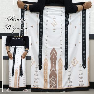 SARUNG BATIK GOYOR SPESIAL PUTIH MOTIF TERBARU PREMIUM ADEM HALUS