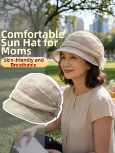 WUUJIA+ | Elegant Gray Coverage Breathable Hat