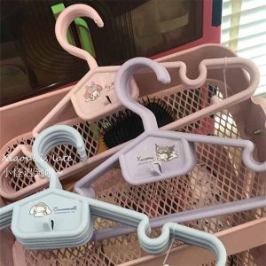 Christmas gifts 5Pcs Kawaii Coat Hanger Sanrio Melody Cinnamoroll Kuromi Anime Cartoon Cute No Trace Non-Slip Clothes Hanger Girl Gift for Kids