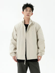 เสื้อแจ็คเก็ตแบบมีฮู้ดแขนยาวแบบสามในหนึ่งสำหรับผู้ชาย ทรงหลวม ทรงลำลอง สไตล์นักบิน แจ็คเก็ตป้องกันลมและน้ำ สำหรับกลางแจ้ง