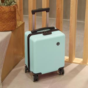 14-Inch Carry-On Suitcase 20x30x40cm Spring/Autumn Western Air Travel Password Lock Leather Suitcase with Pull Rod for Travel