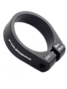 Fouriers Kẹp Cổ Trụ Bằng Nhôm Bu Lông Cỡ Lớn 37Mm 38.1Mm 38.6Mm Loại Cố Định Kẹp Cọc Yên Xe Đạp Leo Núi MTB