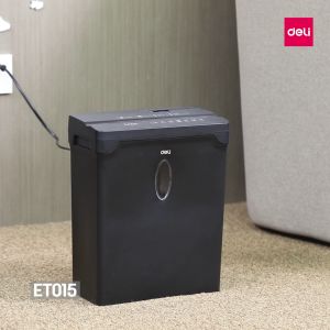 Deli 10L Auto-Feed Paper Shredder 5 Sheets (Black)ET015