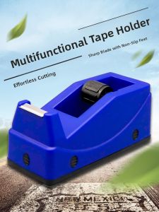 Desktop Tape Cutter Universal Type Office Supplies Takeout Packaging Large Size Metal Accessories Sharp Blade Plastic Material