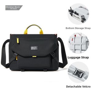 BOSTANTEN | High Capacity Multifunction 14 Inch Laptop Shoulder Crossbody Bag Mens