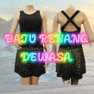 Baju Renang Diving Rok Wanita Ukuran Dewasa (BB 40-70 Kg)