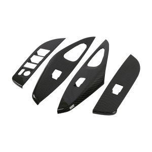 Ốp Dán Trang Trí Nút Điều Khiển Cửa Kính Xe Hơi Bằng Nhựa ABS Cho Toyota Corolla E210 2019-2024 Hybrid Phụ Kiện Trang Trí Nội Thất