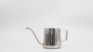 ARAFURA - Teko Kopi Leher Angsa Pitcher Drip Kettle Cup - Silver