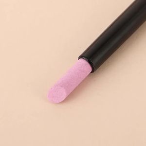 2Pcs Quartz Sand Cuticle Pusher Double End Cuticle Remover Nail Dead Skin Trimmer Polishing Stick Professional Manicure Tool