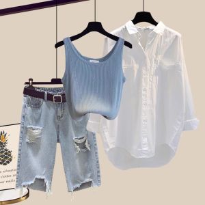 YNY | Summer New Long Sleeve Stylish Denim Shirt Women