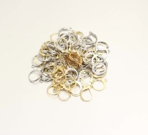 20pcs Stainless Steel DIY Earrings Hooks Clasp Clip Findings Handmade Jewelry Making Accessories Earwire Accessories Steel Gold