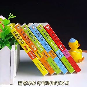 (6 books) 加厚版妙趣洞洞书  Wonderful Hole Book Early Learning 0-6 years old Baby Kids Hard Cover English Chinese Picture Book 益智有趣洞洞书 中英双语 婴儿宝宝启蒙撕不烂早教书