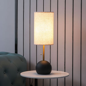 Scandinavian Table Lamp Bedroom Bedside Lamp Accessible Luxury Romantic and Creative Warm Living Room Retro Wedding Bedside Table Drawstring Table Lamp