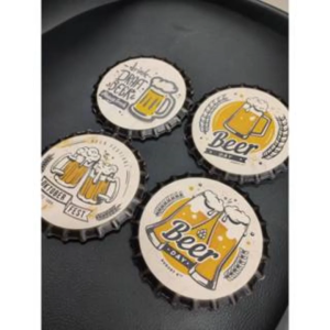 ที่รองแก้วเบียร์ แผ่นหินรองแก้วซับน้ำ ที่รองวางขวดน้ำดูดซึมน้ำ ทำจากแผ่นหินญี่ปุ่น diatomite