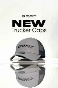 Rudy Project Logo Trucker Cap in Grey