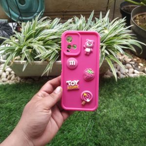 Kesing Vivo Y21 V2111 Y21A Y21s V2110 Y21T V2135 Y32 Y33s V2109 Y33T Softcase Silikon Premium Karakter Lotso 3D Kasing Cesing Silicone Casing Cover Case