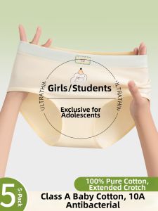 YUNASHA | Antibacterial Cotton Underwear for Teenage Girls