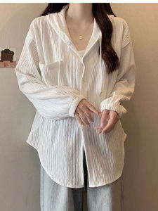 Áo Khoác Chống Nắng Dài Tay Có Mũ Trùm Đầu Mỏng Mùa Xuân Thu Mới Cho Nữ Sinh Viên Phong Cách Hàn Quốc Rộng Rãi