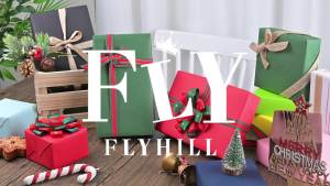 Flyhill Chocolate Brown Recyclable Kraft Paper Roll-17in x 32.8Ft-46.8sqft-Reversible Gift Wrap Roll for Covering BooksPaintingPackingFloor CoveringKids DoodlingBouquet FlowerWedding