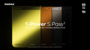 [CCC Certified] Momax [IP163Q22] 1-Power S.Pass2 Qi2.2 Magnetic Wireless PowerBank 10000mAh