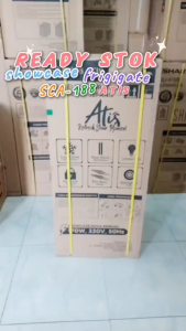 Showcase Lemari Pendingin Minuman FRIGIGATE ATIS 188 3 Rak Besar Hemat Listrik & Kaca Bening Garansi Resmi BY TMJ