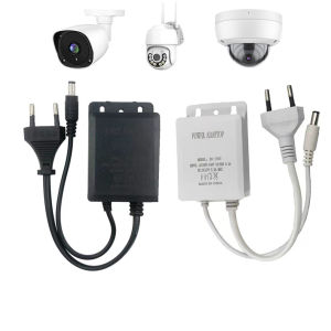 1PC Random Colour 12V 2A Universal Power Supply EU Europe Plug Adapter Rustproof Anti Oxidation Waterproof for CCTV Ip Camera