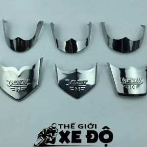 Ốp mỏ dè inox Vision đầy đủ các đời xe từ 2011 đến 2024