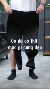 Quần Tây nam GENALPHA co giãn nhẹ đứng form quần Âu nam chất tốt chuẩn form ôm chuẩn dáng GEN01