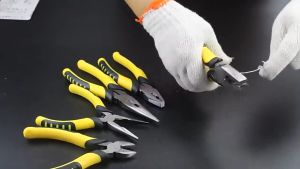 3pcs Heavy Duty Pliers Tool Set Long Nose Cutter Pliers Set Electrical Pliers Tool Vise Wire Cutting Hardware Tools