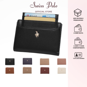 SWISS POLO Ladies PU leather 2 In 1 Purse with Card Holder- Multi Colour SLP 51