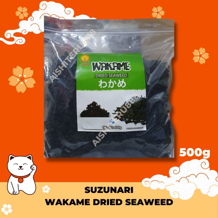 Japan Suzunari Wakame Dried Seaweed 500g Lazada PH