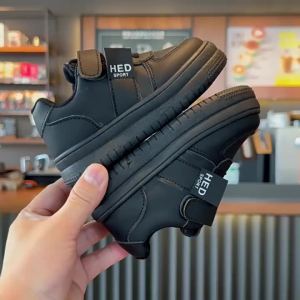 New Spring Autumn Casual Sneakers Boys Girls Kids Slip-On Running Shoes Thick-Soled Casual Skate Shoes Flat Shoes for Children