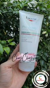 Kem Dưỡng Cơ Thể Eucerin Proacne 3X Treatment Body Lotion 200mL GIảm Mụn Mờ Thâm Dưỡng Ẩm