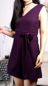 Jumpsuit Nữ Hai Dây Thắt Nơ Eo N&M Thương Hiệu NINOMAXX 2201008