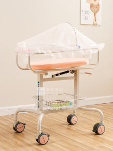 Parababy CB107 Baby Bed Luxury Maternity Center Infant Newborn Bed Accessories Mobile with Storage Space Metal Construction