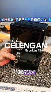 Celengan Kotak Brankas TaffGUARD: Penyimpanan Uang Emas & Harta Karun