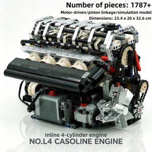 Mould King | Straight L4 Electric Model Assembly Building Toy