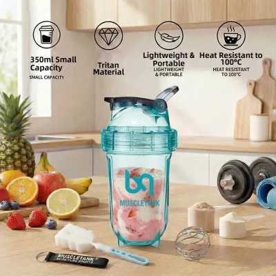 MUSCLETANK | Fitness Protein Tritan Shaker Cup Food Grade and Heat Resistant
